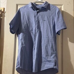 Armani Exchange Light Blue Casual Button Down Shirt